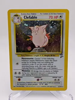 💥 1999 Clefable Jungle Rare Base Set Pokemon - Image 1
