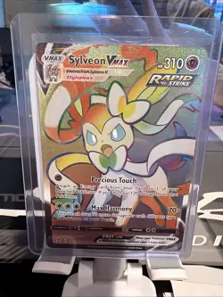 Pokemon TCG Sylveon VMAX 211/203 Secret Rare Full Art Rainbow Evolving Skies - Image 1