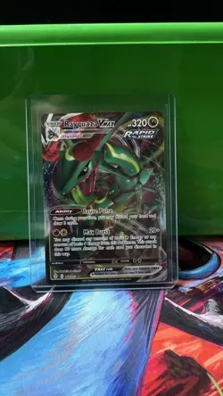 Pokemon Rayquaza VMAX 111/203 Evolving Skies Ultra Rare Holo Near Mint - Image 1