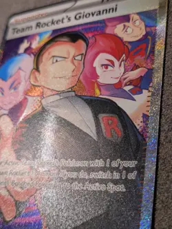 Pokemon Cards - Team Rocket's Giovanni - 238/182 - Destined Rivals NM - Image 2
