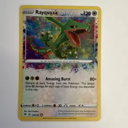 Pokemon Rayquaza 138/185 Swsh04: Vivid Voltage Holo Near Mint Fast Shipping - Image 3