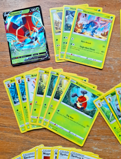 Custom Bug Themed Pokemon 60 Card Grass Deck Featuring Orbeetle V - Image 2
