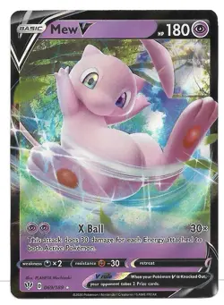 Mew V 069/189 Swsh03: Darkness Ablaze Holo Pokemon TCG - NM - Image 1