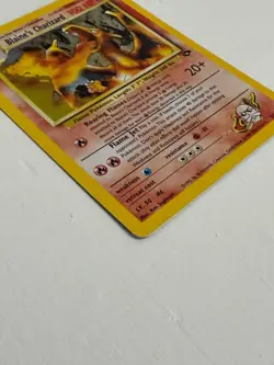 Blaine's Charizard 2/132 Holo Pokemon Gym Challenge ERROR Fighting Symbol LP+/NM - Image 5