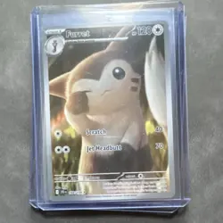 Pokemon TCG Furret 168/159 Sv09 Journey Together Illustration Rare Full Art Holo - Image 1