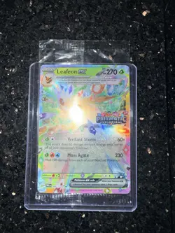 Pokemon SEALED Leafeon EX 006 Double Rare Stamped English Prismatic Evolutions - Image 1
