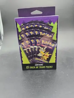Pokemon TCG TRICK OR TRADE Booster New Sealed 15 Packs inside Fast Ship - Image 2