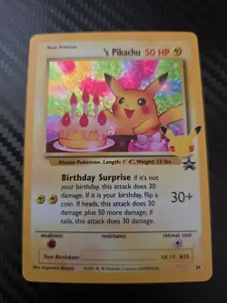 Pokemon Pikachu TCG 25th Birthday Celebration Edition - Image 1
