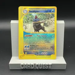 Pokemon TCG Feraligatr 012/165 Expedition Reverse Holo Rare LP | Arita Art - Image 1
