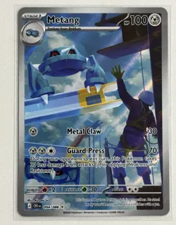 Pokemon Metang Illustration Rare 094/086 chaos rising 100 HP English Card - Image 1