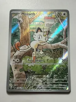 Pokemon Meowth 106/094 Me02 Phantasmal Flames Illustration Rare Holo English - Image 1