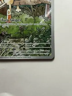 Pokemon Meowth 106/094 Me02 Phantasmal Flames Illustration Rare Holo English - Image 5