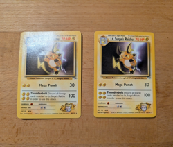 Nintendo/Wizards Pokemon TCG Lt. Surge's Raichu 28/132 Gym Heroes x2 English - Image 1