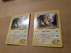 Nintendo/Wizards Pokemon TCG Lt. Surge's Raichu 28/132 Gym Heroes x2 English - Image 3