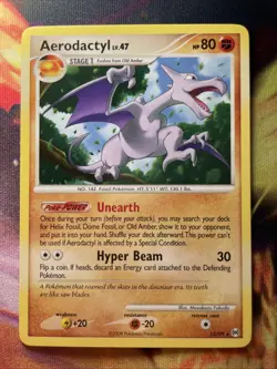 Aerodactyl 13/99 NM Non Holo Rare Platinum Arceus 2009 Pokemon TCG - Image 1