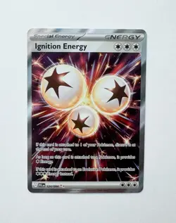Pokemon TCG Ignition Energy Holo Ultra Rare 124/094 Me02: Phantasmal Flames EN - Image 1