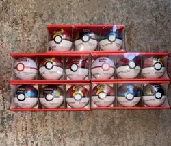 X 15 (5 boxes) Pokemon TCG PokeBall Tins Sealed Bundle Mixed Costco - Image 1