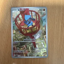 Pokemon Riolu MEP010 Mega Evolution Promo Pokemon Center Stamped Holo Card New - Image 1