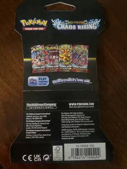Pokemon TCG ME04: Chaos Rising Floette Sleeved Booster Pack hanger - Image 2