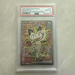 PSA 10 Meowth ex 121/088 SIR Perfect Order POR EN Pokemon English Gem Mint - Image 1