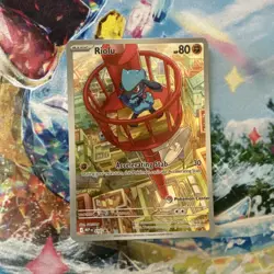 Pokemon TCG - Riolu - MEP 010 - Black Star Promo - Pokemon Center Stamp - Image 1
