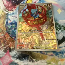 Pokemon TCG - Riolu - MEP 010 - Black Star Promo - Pokemon Center Stamp - Image 2