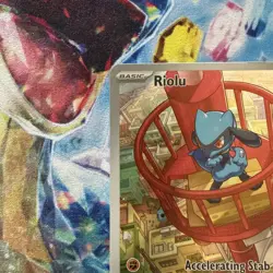 Pokemon TCG - Riolu - MEP 010 - Black Star Promo - Pokemon Center Stamp - Image 5