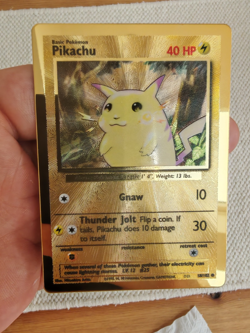 Pokemon Celebrations Gold Metal Charizard & Pikachu Cards 25th Anniversary Base - Image 5