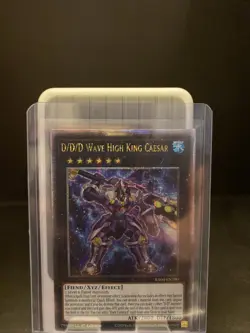YuGiOh D/D/D Wave High King Caesar RA04-EN290 Quarter Century Secret Rare - Image 1