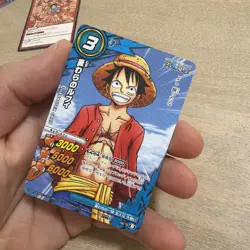 2013 One Piece Miracle Battle Carddass Monkey D. Luffy 08/18 - Image 1