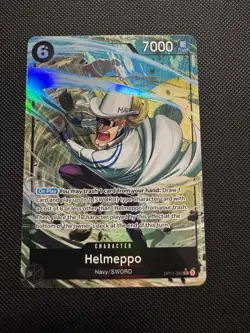 Helmeppo OP11-092 SR Foil One Piece CCG A Fist of Divine Speed - Image 1
