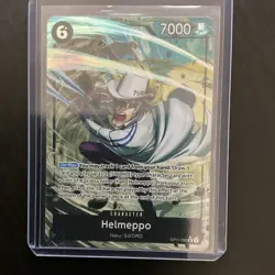 Helmeppo OP11-092 SR Foil One Piece CCG A Fist of Divine Speed - Image 1