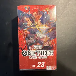 Bandai ONE PIECE Card Game Starter Deck ST-23 Red Shanks English w/ OP11 pack - Image 1