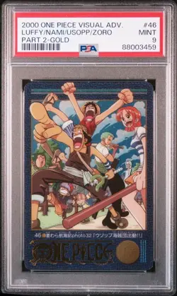 One Piece Straw Hat Voyage Usopp PSA9 No.46 Card - Image 1