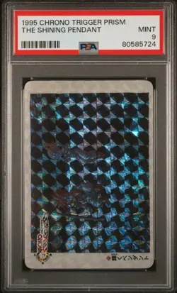 Prism Chrono Trigger PSA 9 Shining Pendant Card Video Game Collectible - Image 1