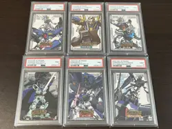 Gundam War Bandai PSA 9 5th Anniversary Symbol Card Promo Set Collectible - Image 1
