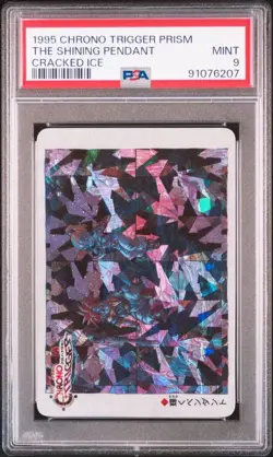 PSA 9 Chrono Trigger Stained Glass Shining Pendant Card Certified - Image 1