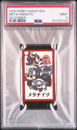 Meta Knights Kirby of the Stars Hanafuda PSA 9 Gem Mint Card - Image 1
