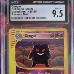 The Pokemon Company Gengar 048/165 Expedition Reverse Holo 2002 CGC 9.5 EN - Image 1