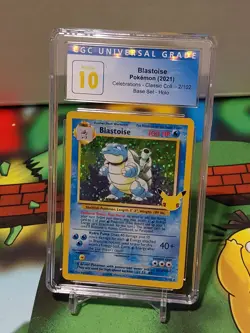 2021 Pokemon Celebrations Blastoise Holo #2/102 CGC Pristine 10 - Image 1
