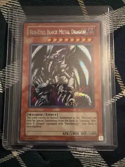 Yu‑Gi‑Oh! Red‑Eyes Black Metal Dragon PP01‑EN015 Secret Rare NM - Image 1