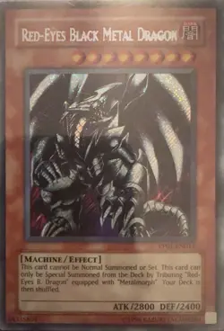 Yu‑Gi‑Oh! Red‑Eyes Black Metal Dragon PP01‑EN015 Secret Rare NM - Image 2