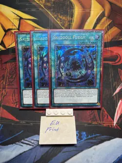 Yu-Gi-Oh! 3x Shaddoll Fusion RA04-EN231 ** Quarter Century Secret Rare ** - Image 1