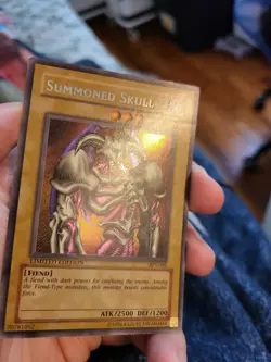 Yugioh Summoned Skull BPT-002 Limited Secret Rare - Image 2