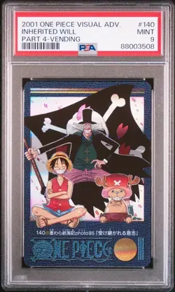 One Piece Straw Hat Voyage No.140 PSA 9 Card The Will Handed Down - Image 1