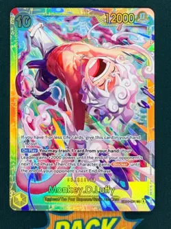 Monkey D Luffy EB04-061 SEC Secret Rare Adventure on Kami's Island One Piece En - Image 1