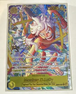 Monkey.D.Luffy EB04-061 Alternate Art Op15 Sec Adventure on Kamis Island MINT - Image 1