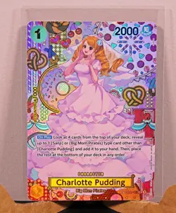 Charlotte Pudding OP03-112 SP Two Legends OP-08 SR One Piece TCG English - Image 1
