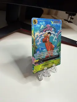 One Piece TCG OP07-109 Monkey D. Luffy Treasure Rare (TR) Two Legends Foil - Image 2