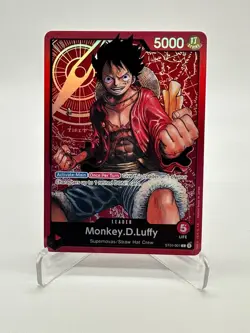 One Piece ST01-001 Monkey D. Luffy Leader 5000 Power Starter Straw Hat Crew - Image 1